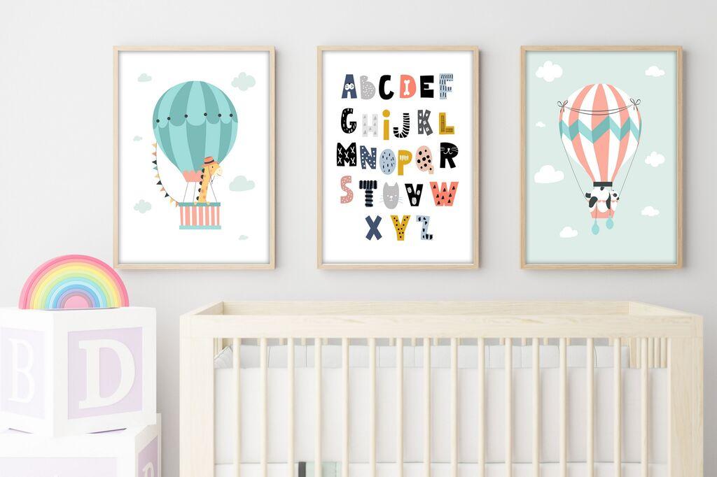 Слика во рамка Wallity Huhu190, 20x30 см, 3 дела