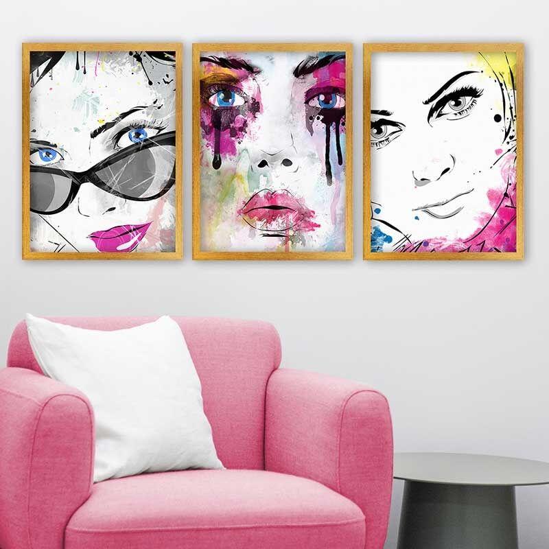 Слика во рамка Wallity 3AC_3848730_3545, 35x45 см, 3 дела