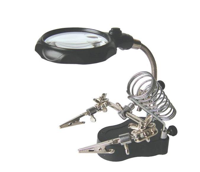 Alfa Electric Лупа со LED светло Ф60mm, 2.5x диоптрии АЕ-126-2