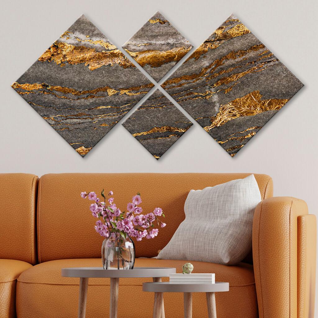 Слика Wallity 4MDF2524484, 60x115 см, 4 дела