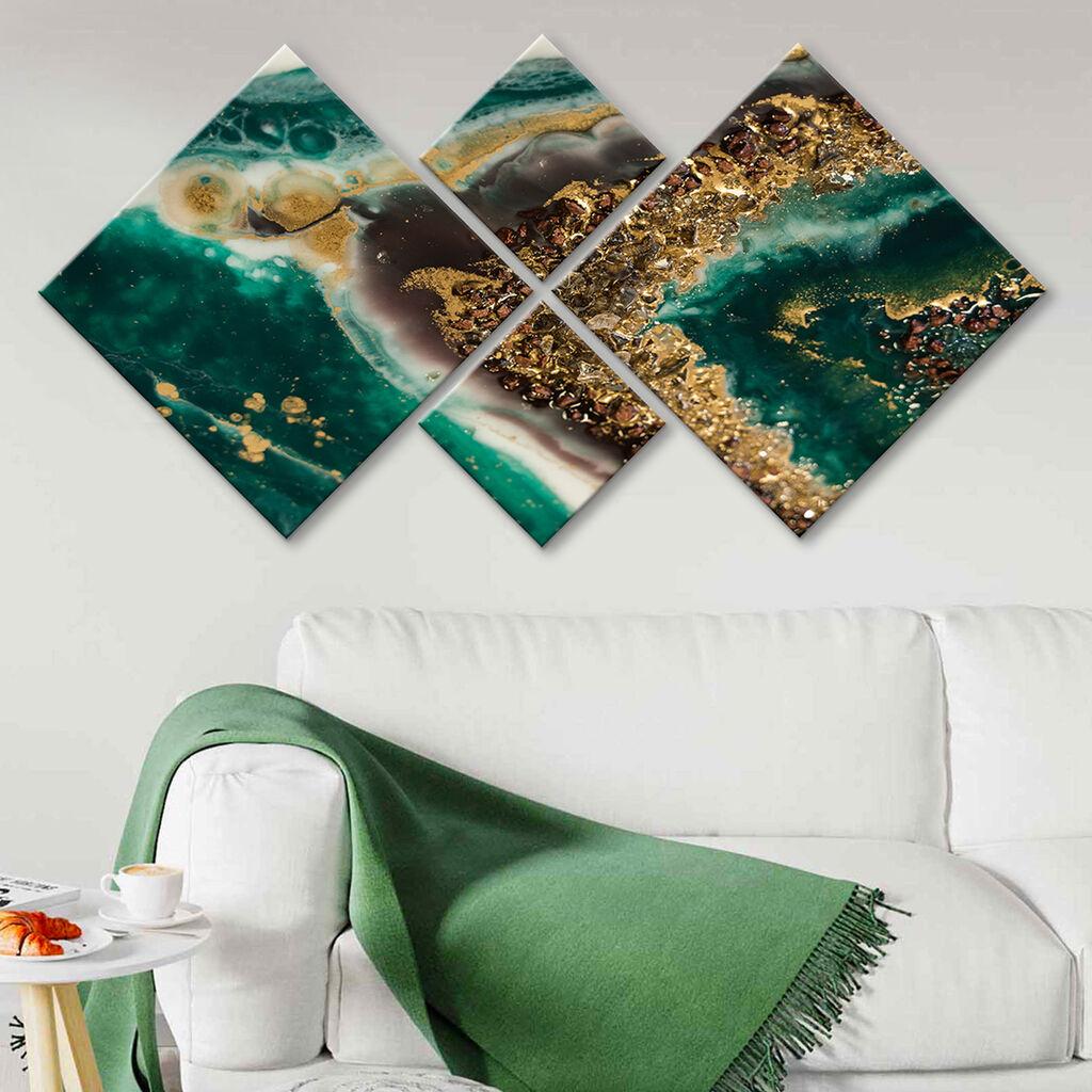 Слика Wallity 4MDF1920392204, 60x115 см, 4 дела