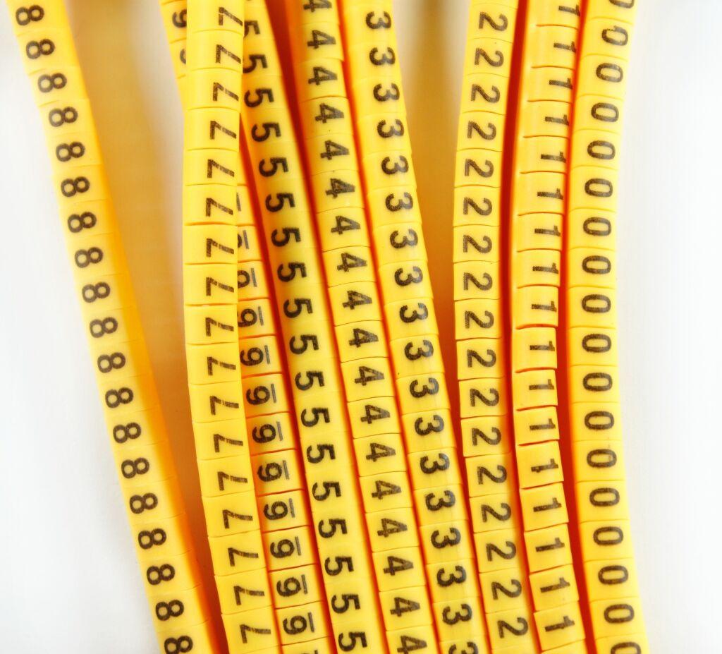 Alfa Electric Бројки за кабли KN2 1.5–2.5mm², ознака 2 KN202