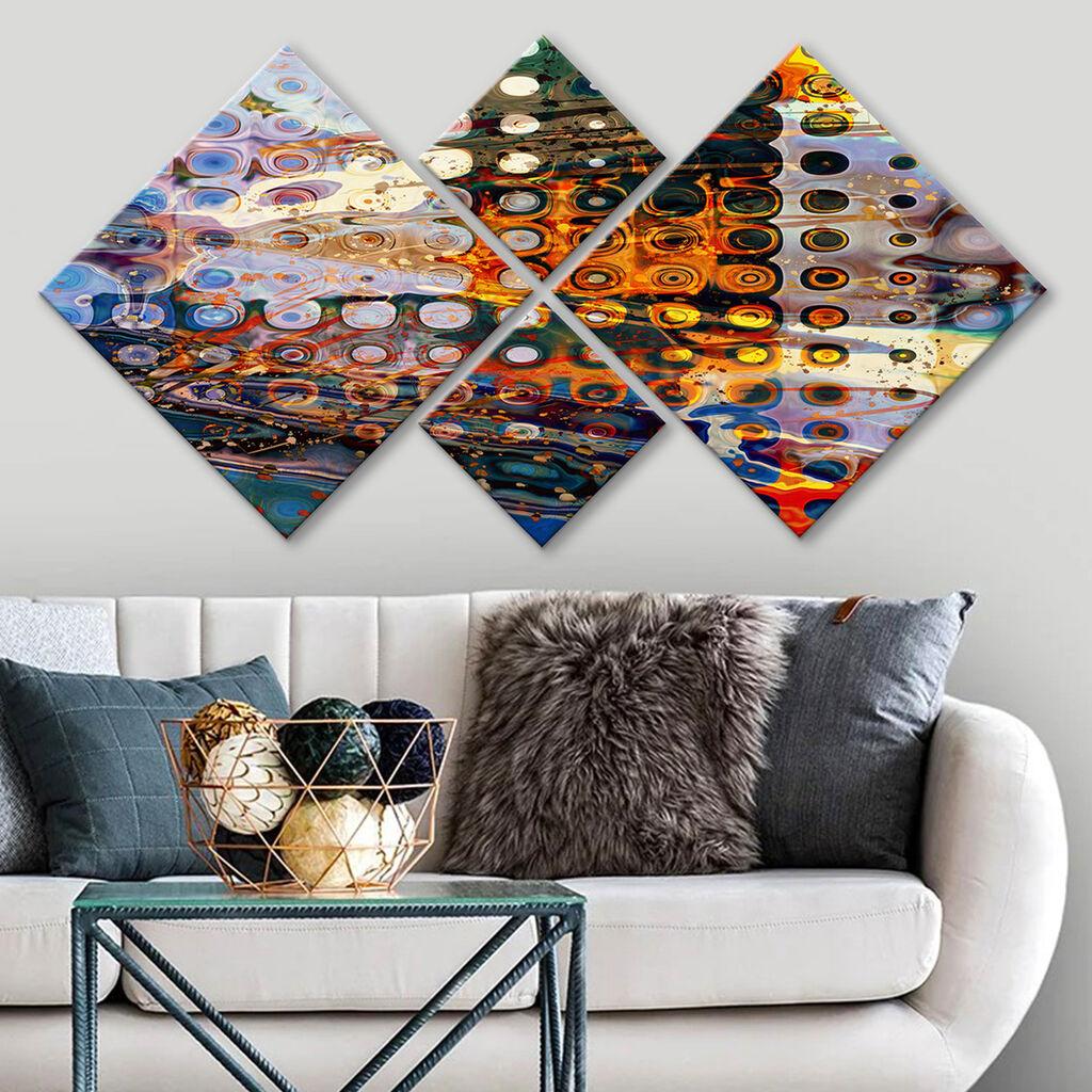 Слика Wallity 4MDF75628300, 60x115 см, 4 дела