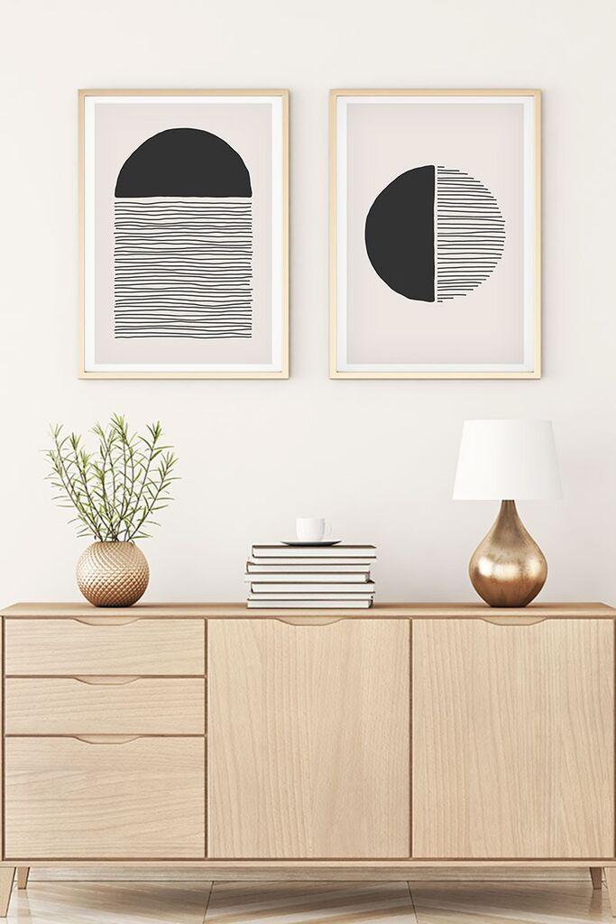 Слика во рамка Wallity Huhu143, 20x30 см, 2 дела