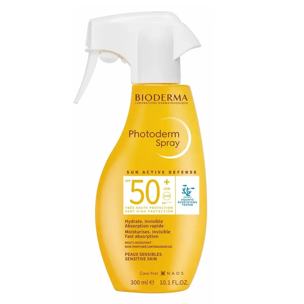 BIODERMA Крема за сончање Фотодерм спреј SPF50, 300 мл