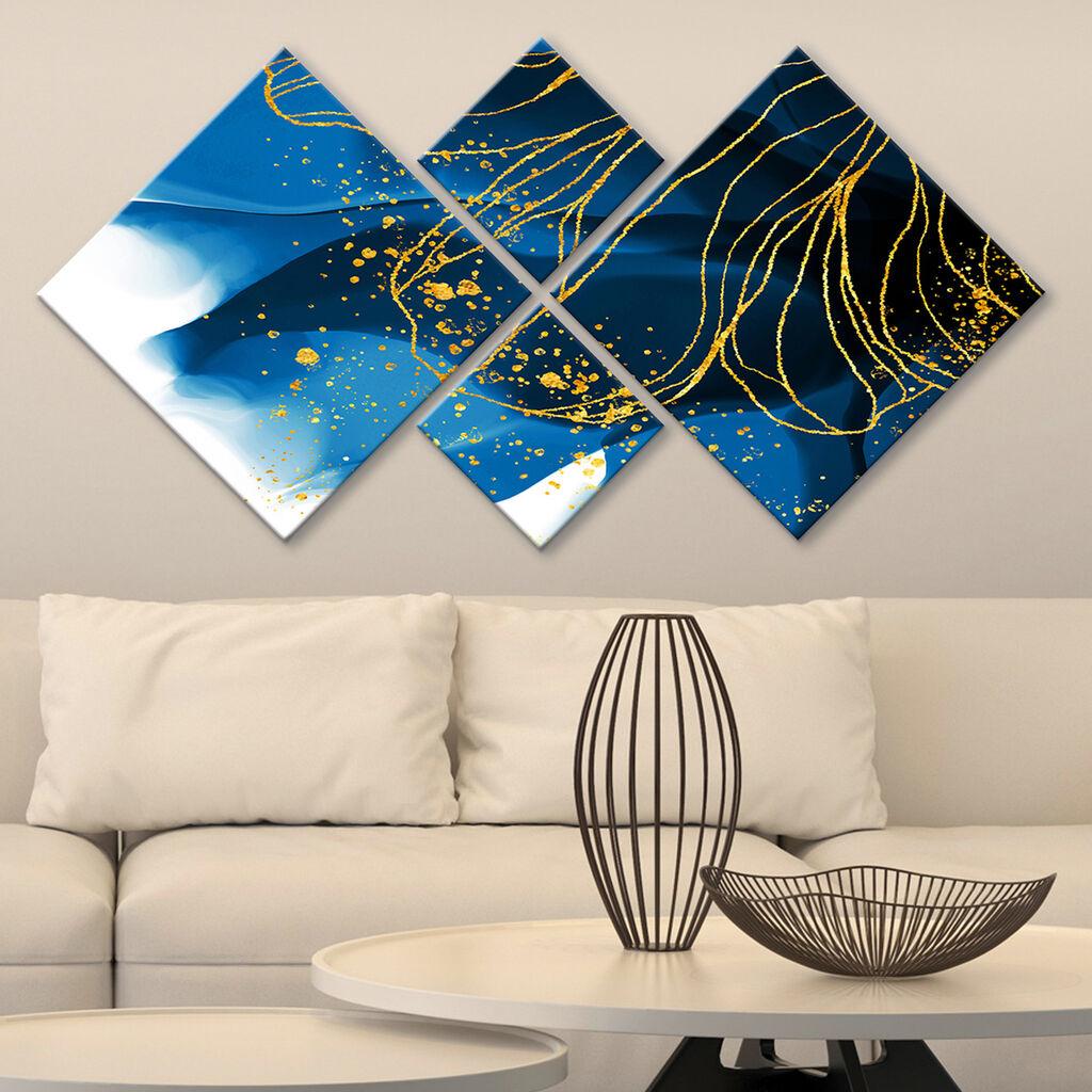 Слика Wallity 4MDF18445391741, 60x115 см, 4 дела