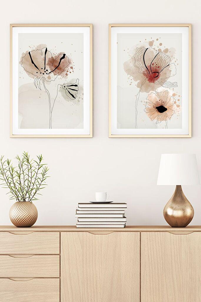 Слика во рамка Wallity Huhu22, 20x30 см, 2 дела