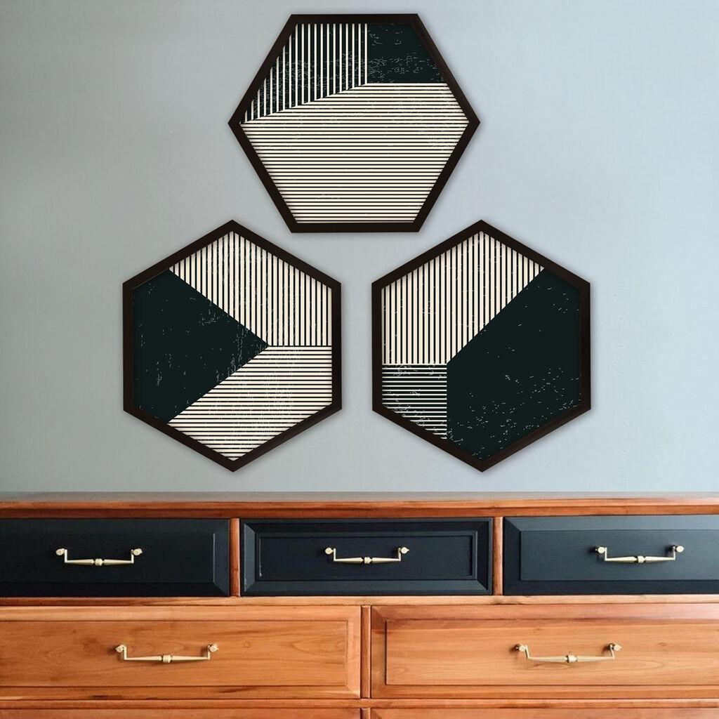 Wallity врамена слика 6GEN187461, 35x35 см, 3 дела