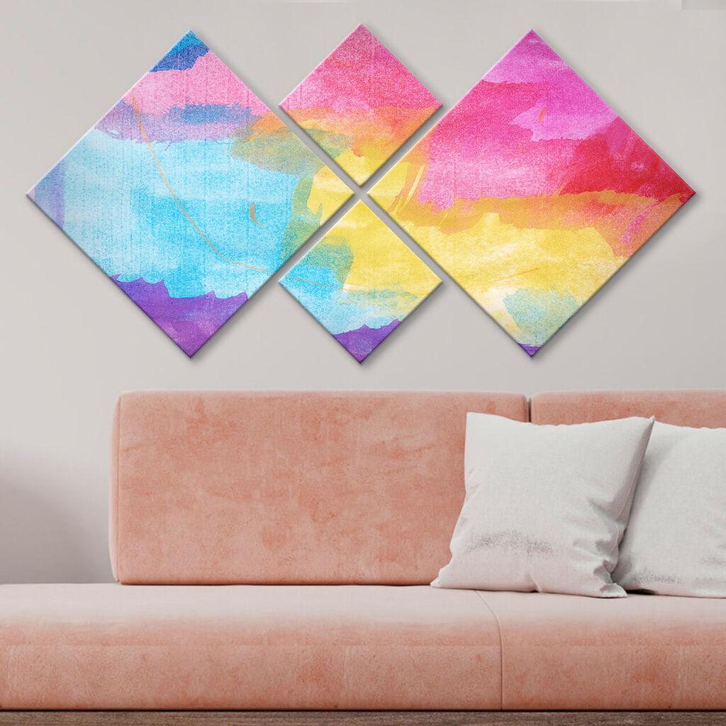 Слика Wallity 4MDF41137465, 60x115 см, 4 дела