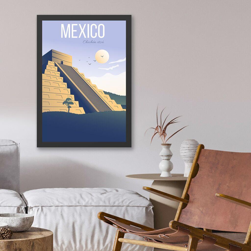 Валити врамена слика Мексико, 35x45 см