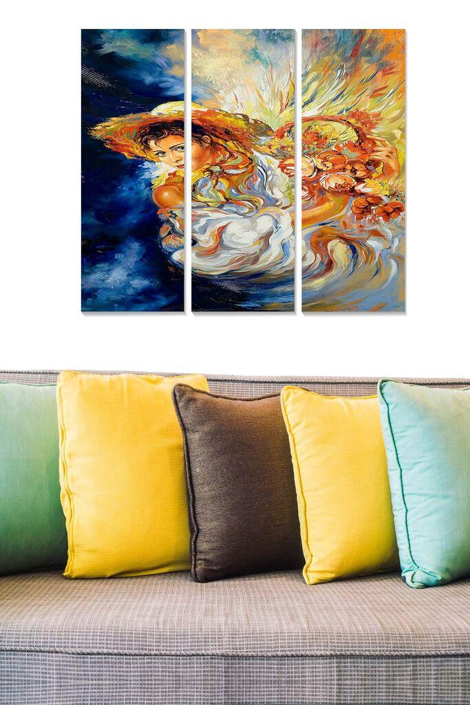 Слика Wallity MDF1061978, 70x50 см, 3 дела