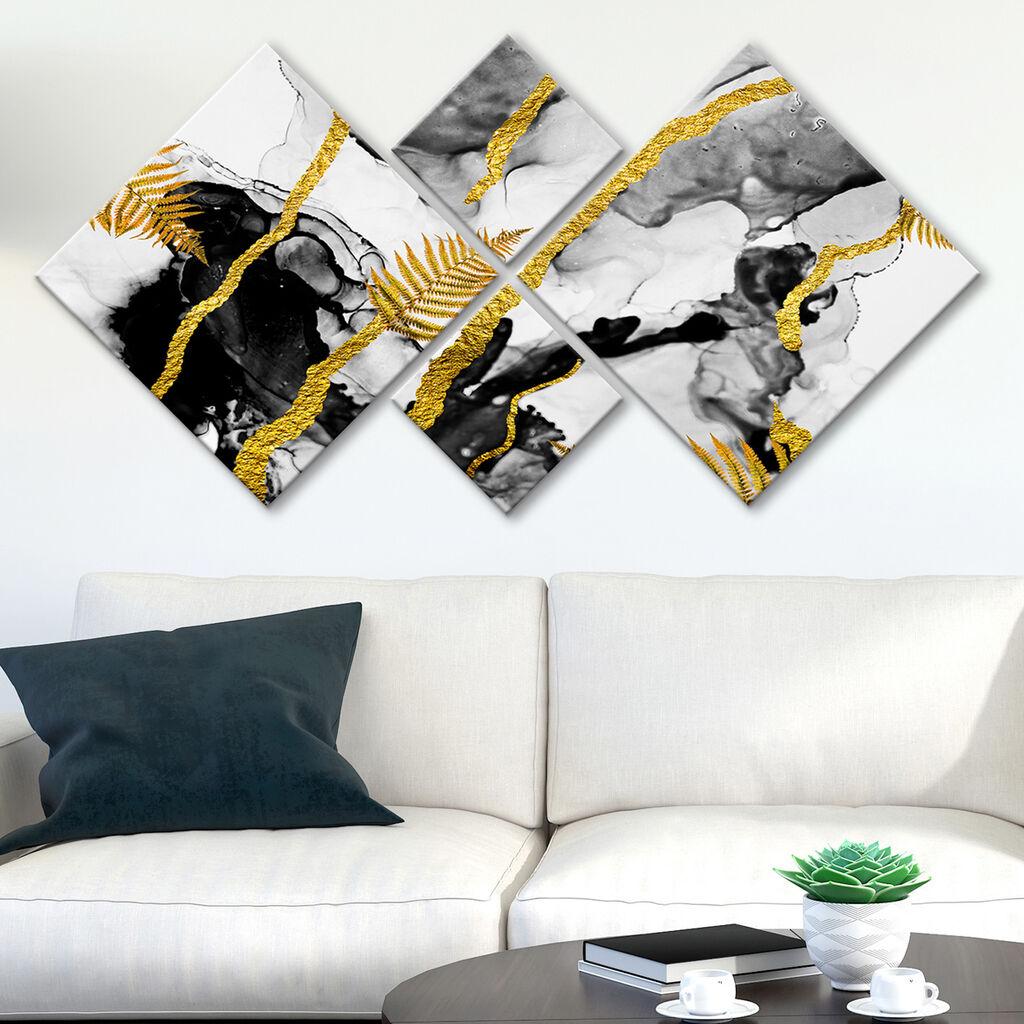 Слика Wallity 4MDF1281007012, 60x115 см, 4 дела