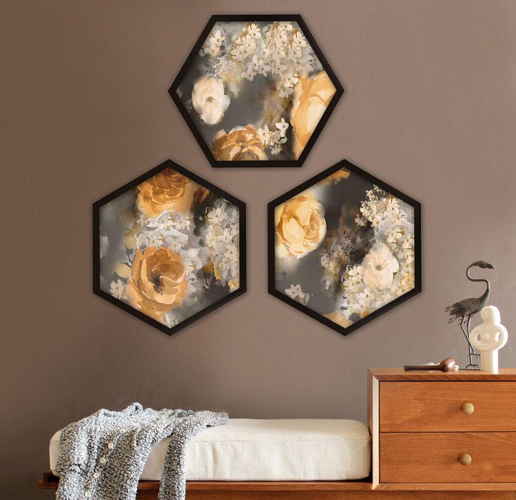 Wallity врамена слика 6GEN2010527, 35x35 см, 3 дела