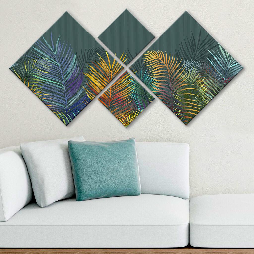 Слика Wallity 4MDF1428526271, 60x115 см, 4 дела