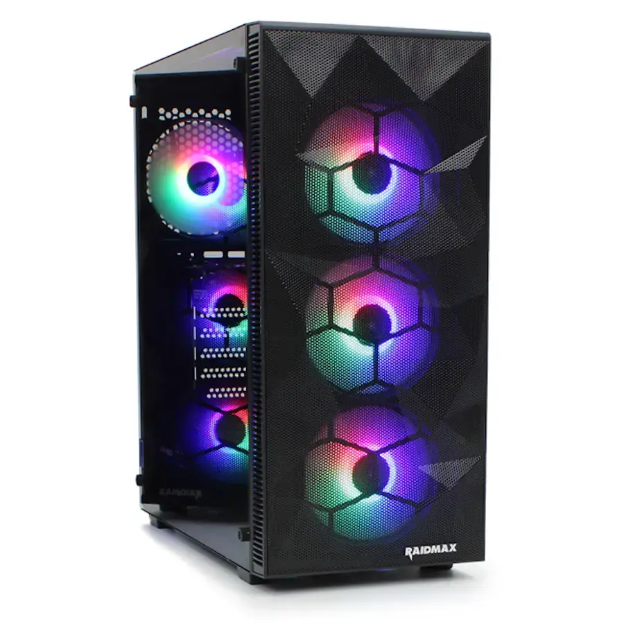 POWERCUBE Гејминг компјутер G4250 Chimera G10 V2 Ryzen 5 5600X/32GB/1TB NVMe/RTX 5050 8GB