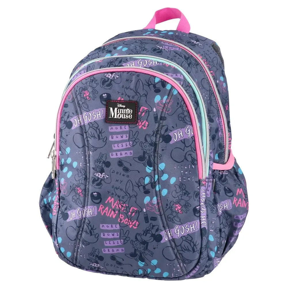 Ранец на Дизни за девојчиња Мини Маус со цртежи Ремикс, 44 x 32 x 18 см, шарен