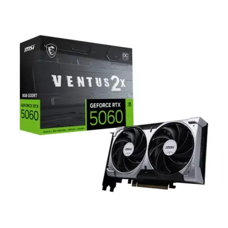 Графичка картичка MSI nVidia GeForce RTX 5060 Ventus 2X, 8GB, OC, црна