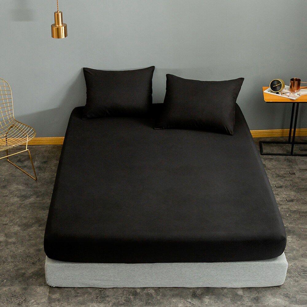 Комплет постелнина L'essentiel Maison Duzboy, 100x220 cm, црна
