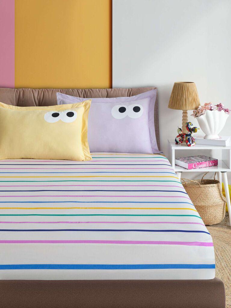 Комплет постелнина L'essentiel Maison Смешен, 160x220 см, Шарена