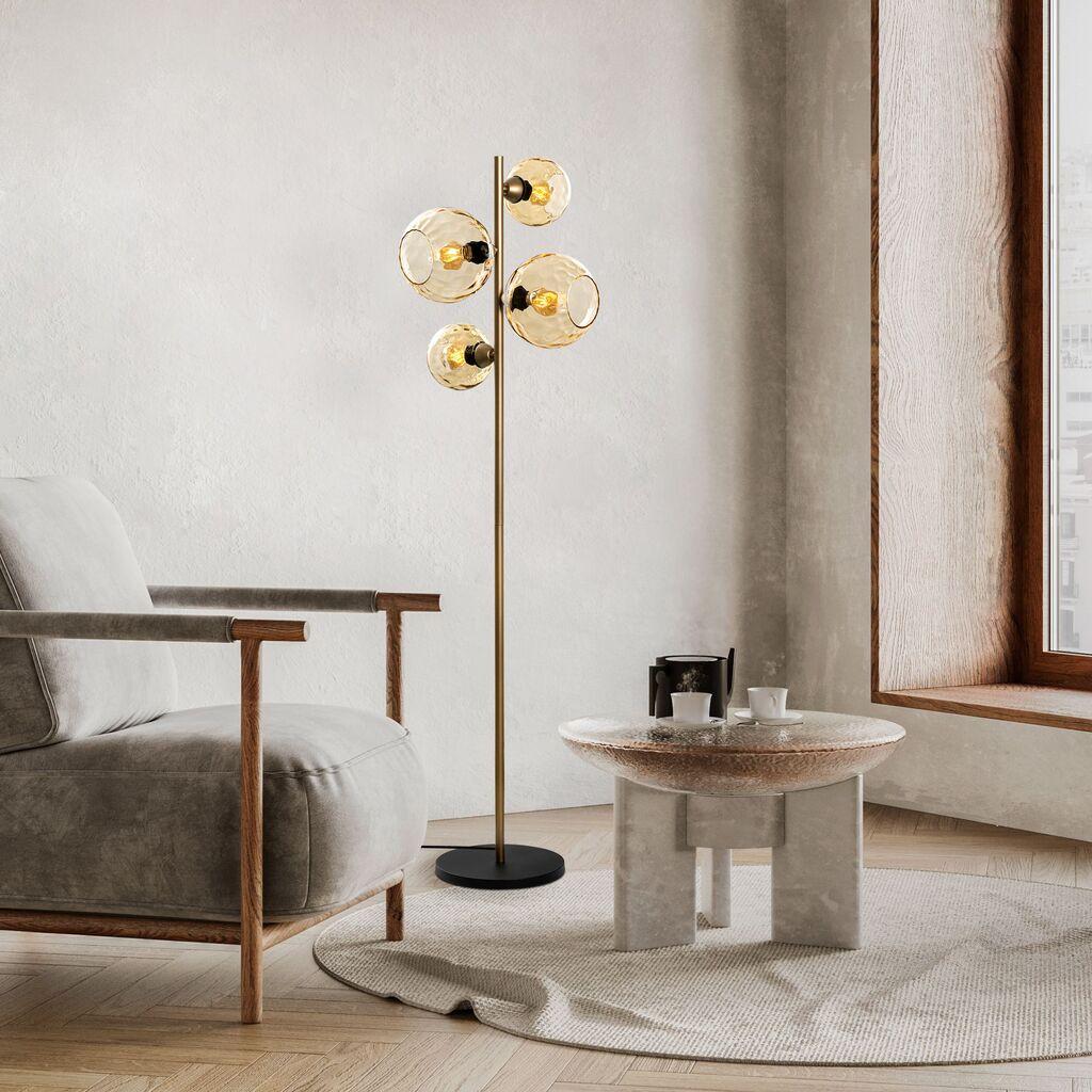 Подна ламба Opviq Benek-20-15-14524, златна боја