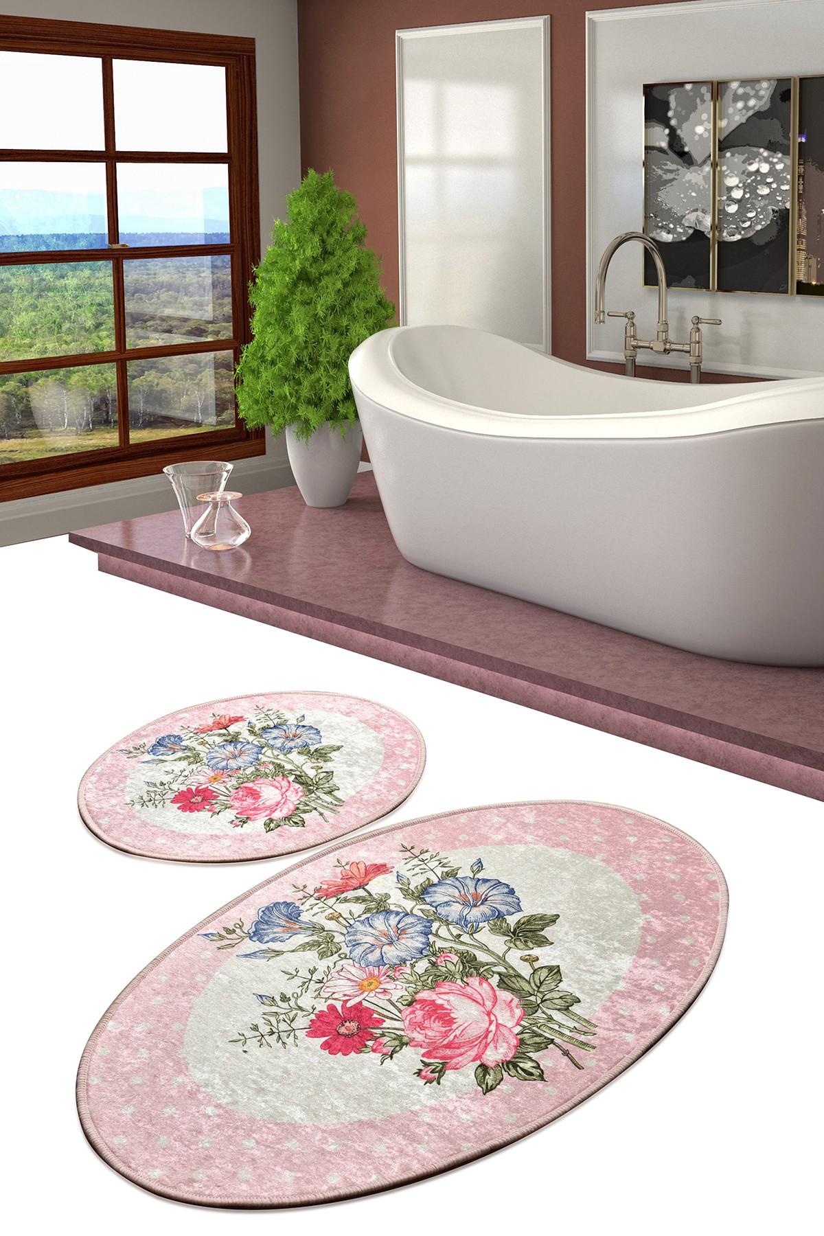 L'essentiel Maison Сет од 2 килими за бања Шарени