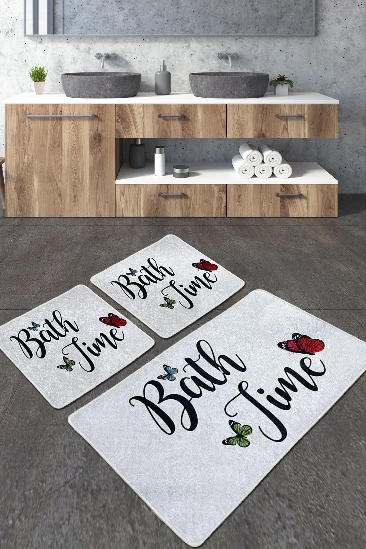 L'essentiel Maison Сет од 3 килими за бања Шарени