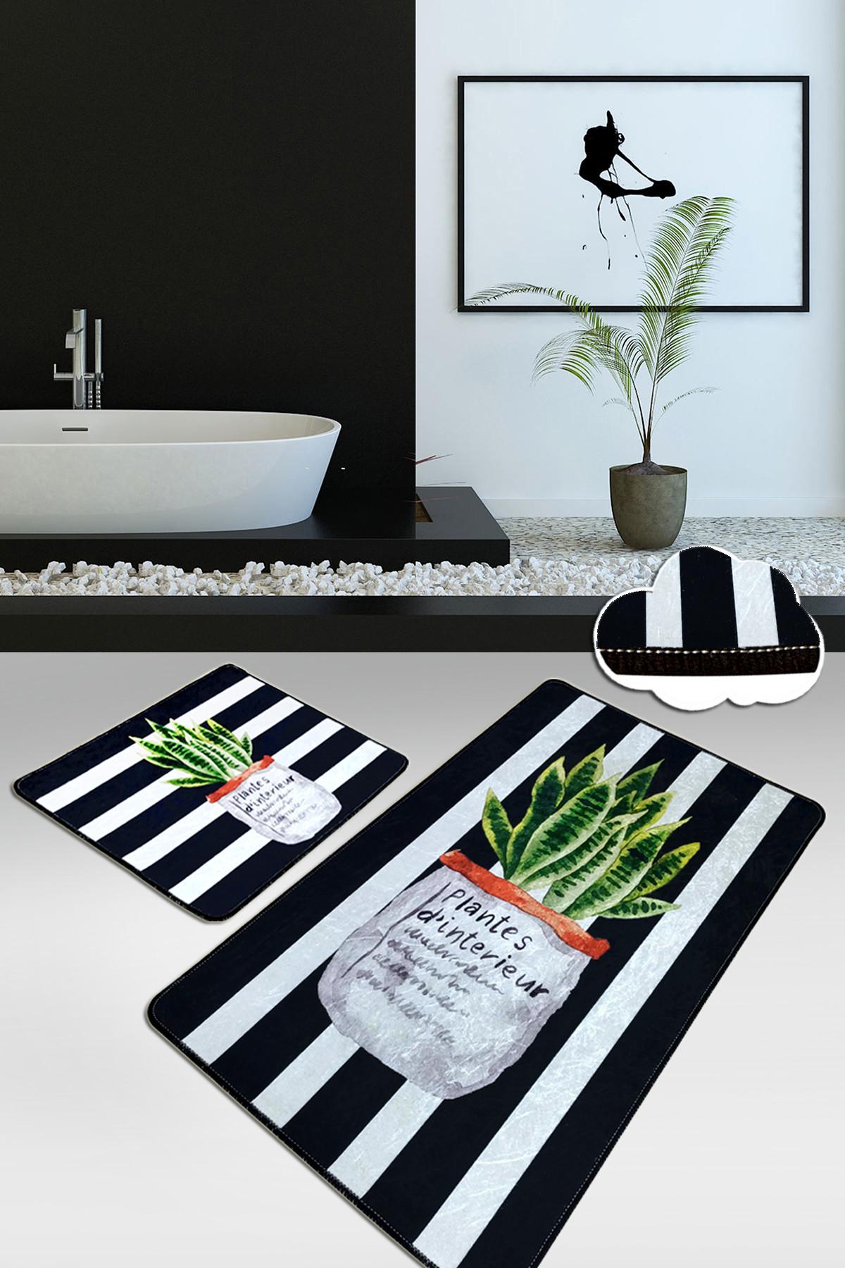 L'essentiel Maison Сет од 2 килими за бања Шарени