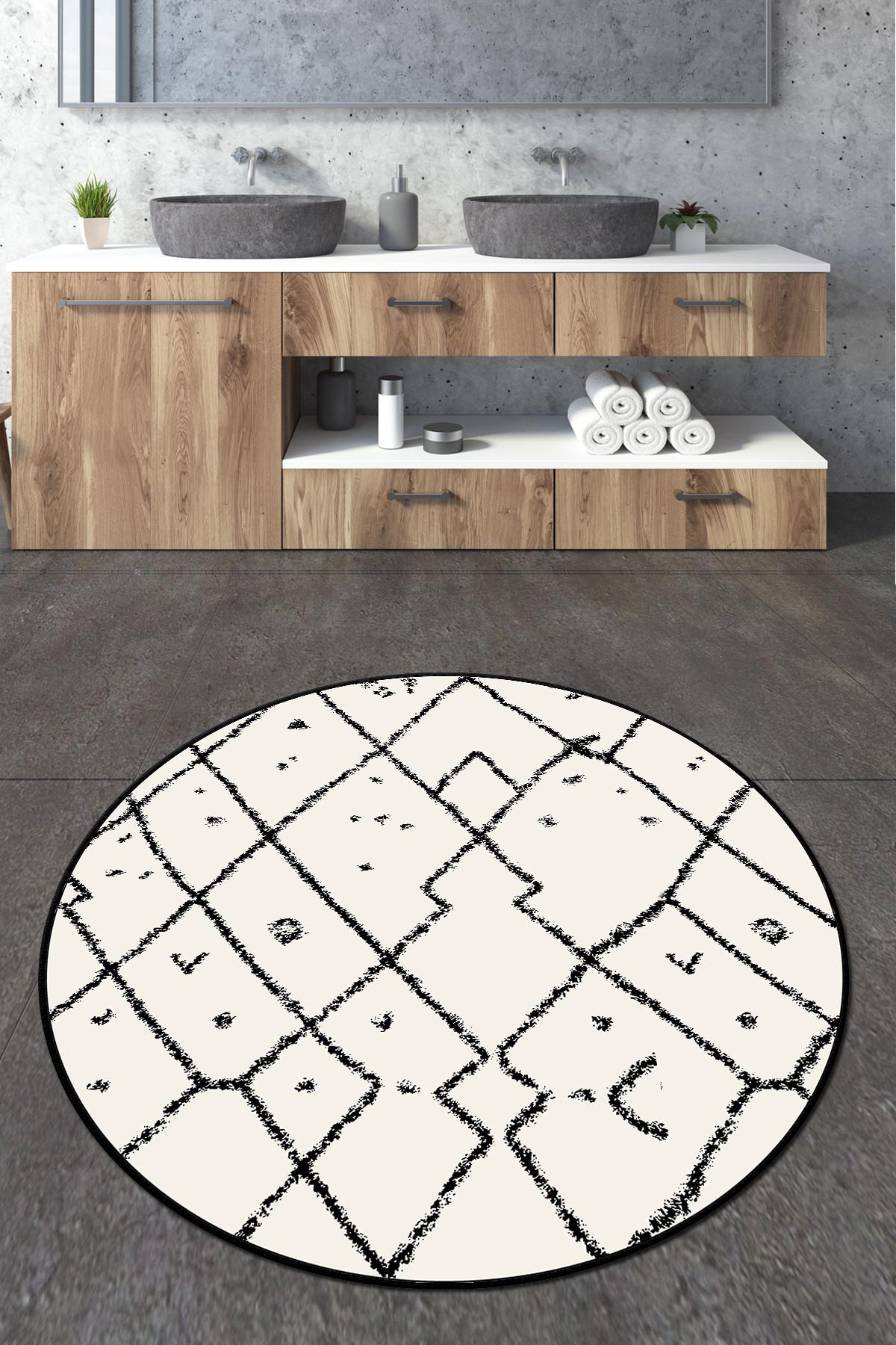 L'essentiel Maison тепих за бања 140cm Шарена