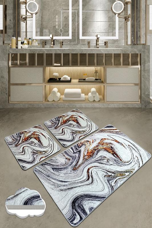 L'essentiel Maison Сет од 3 килими за бања Шарени