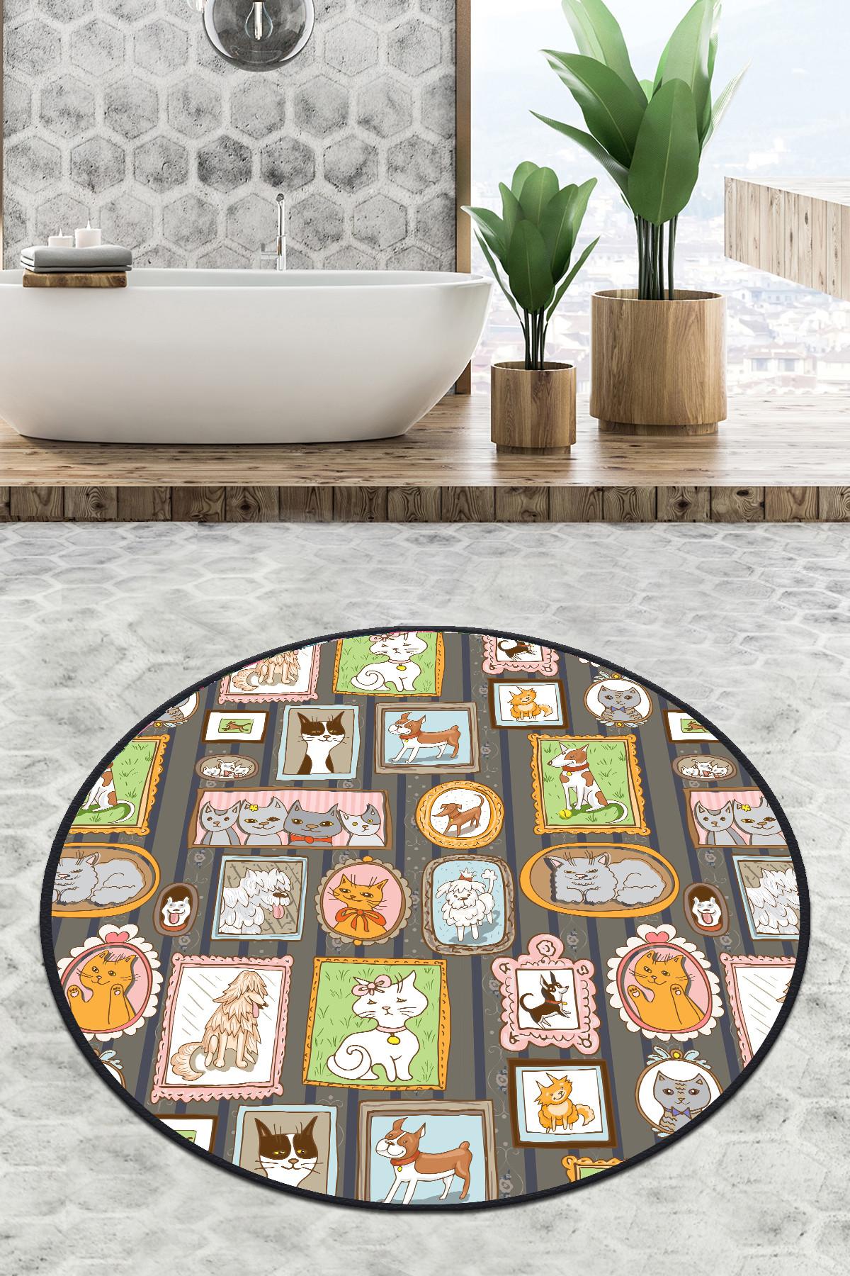 Простирка за бања L'essentiel Maison 80cm Шарена