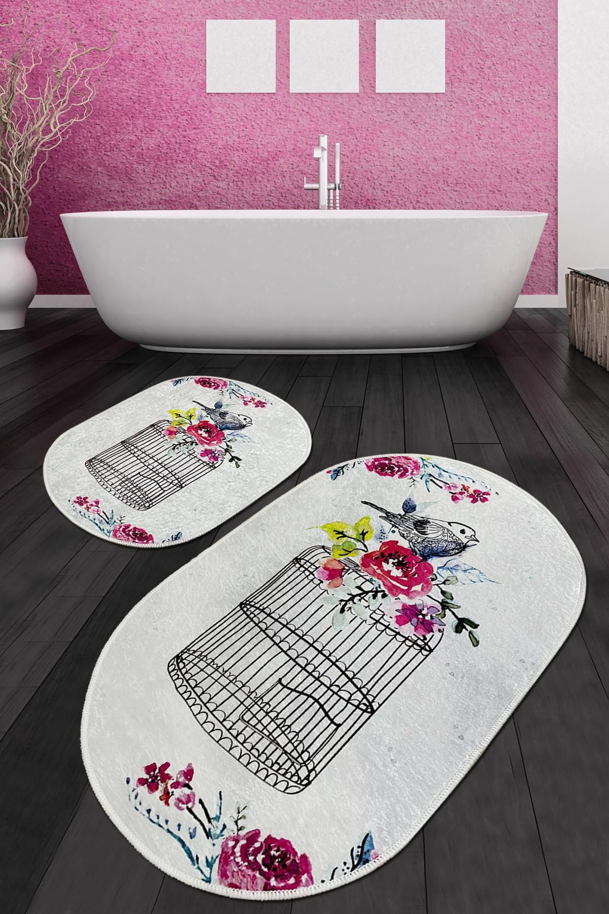 L'essentiel Maison Сет од 2 килими за бања Шарени