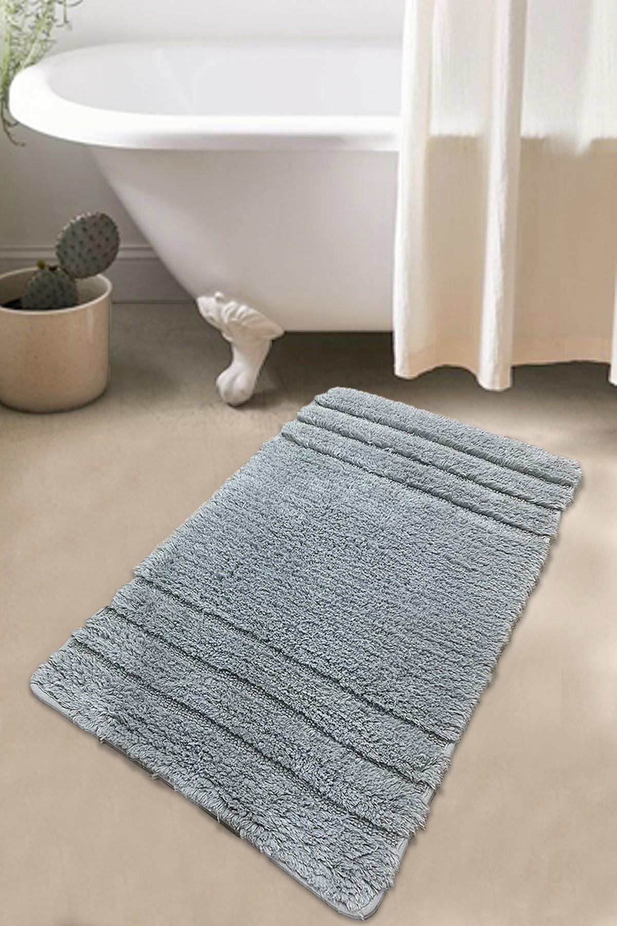 Простирка за бања L'essentiel Maison 80x130cm сива боја