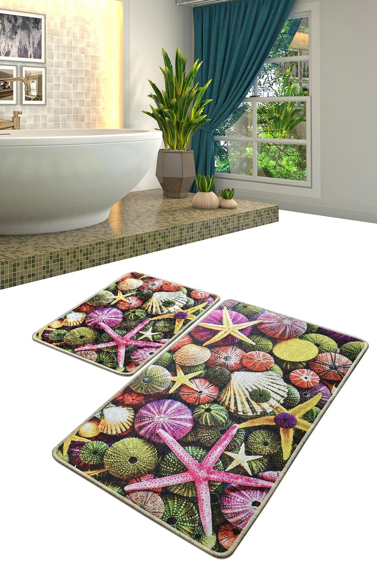 L'essentiel Maison Сет од 2 килими за бања Шарени