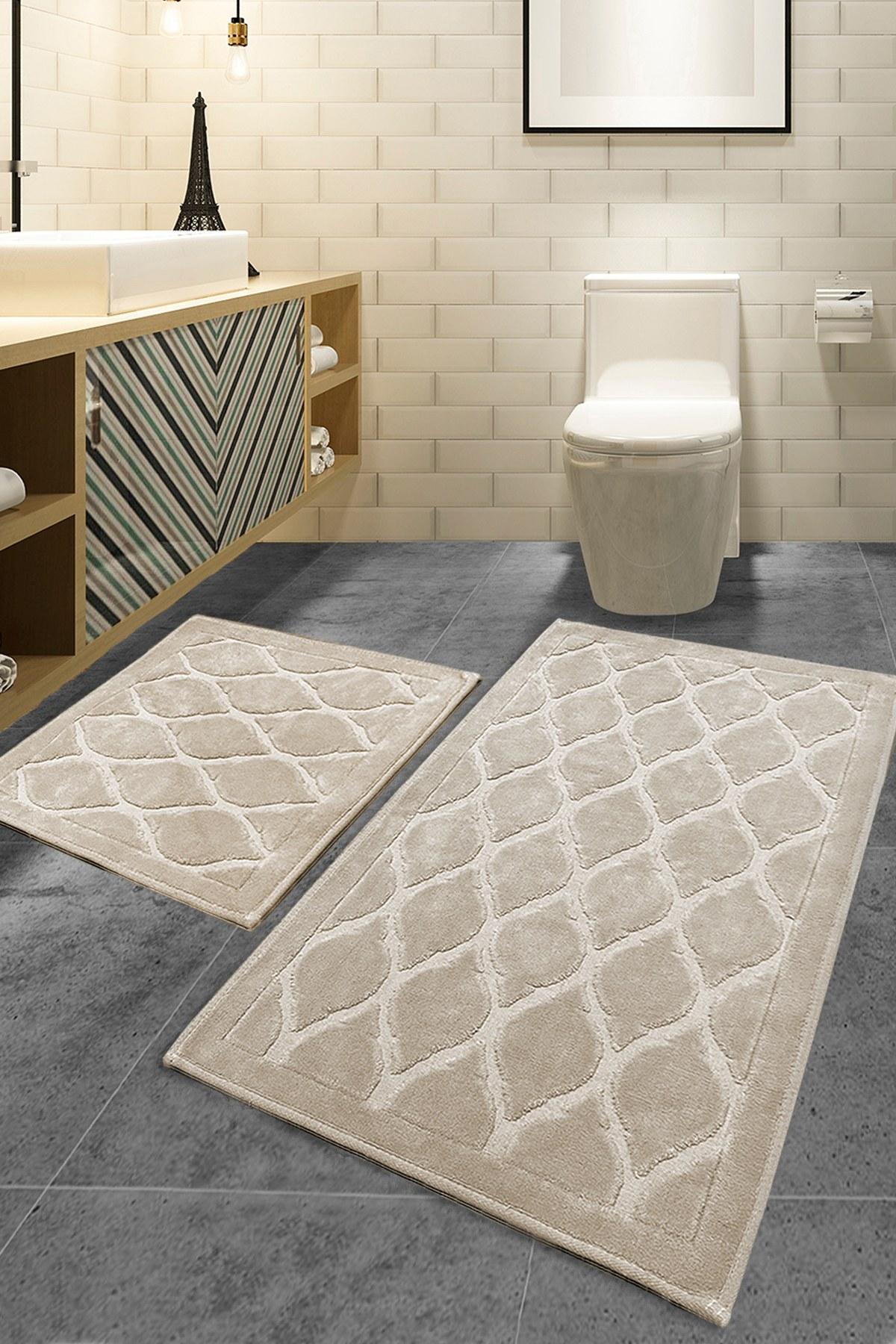 L'essentiel Maison Сет од 2 килими за бања Беж