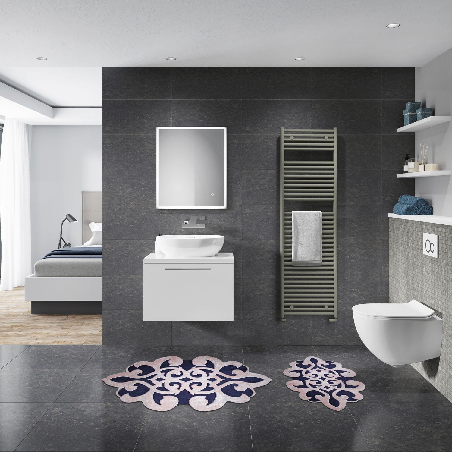 L'essentiel Maison Сет од 2 килими за бања Rose-Teget