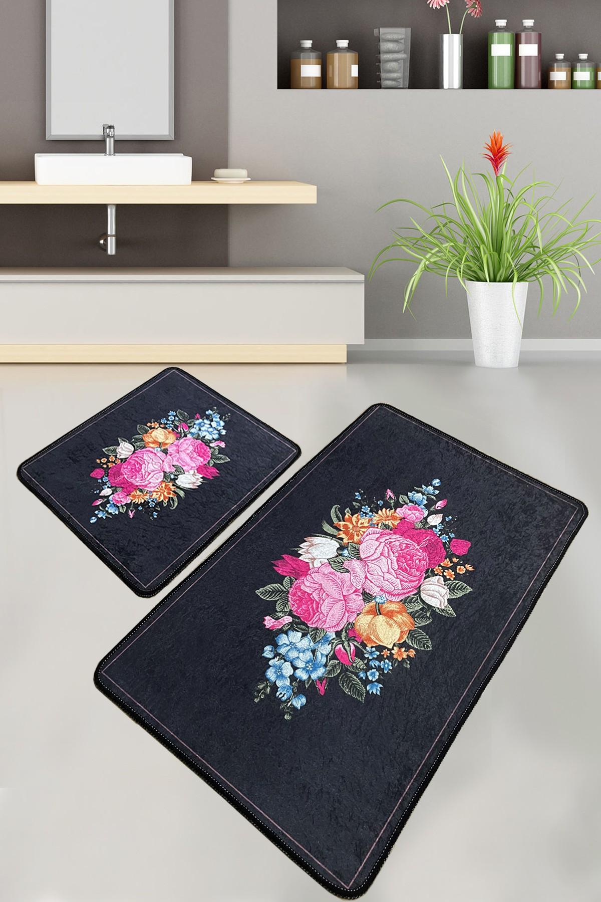 L'essentiel Maison Сет од 2 килими за бања Шарени