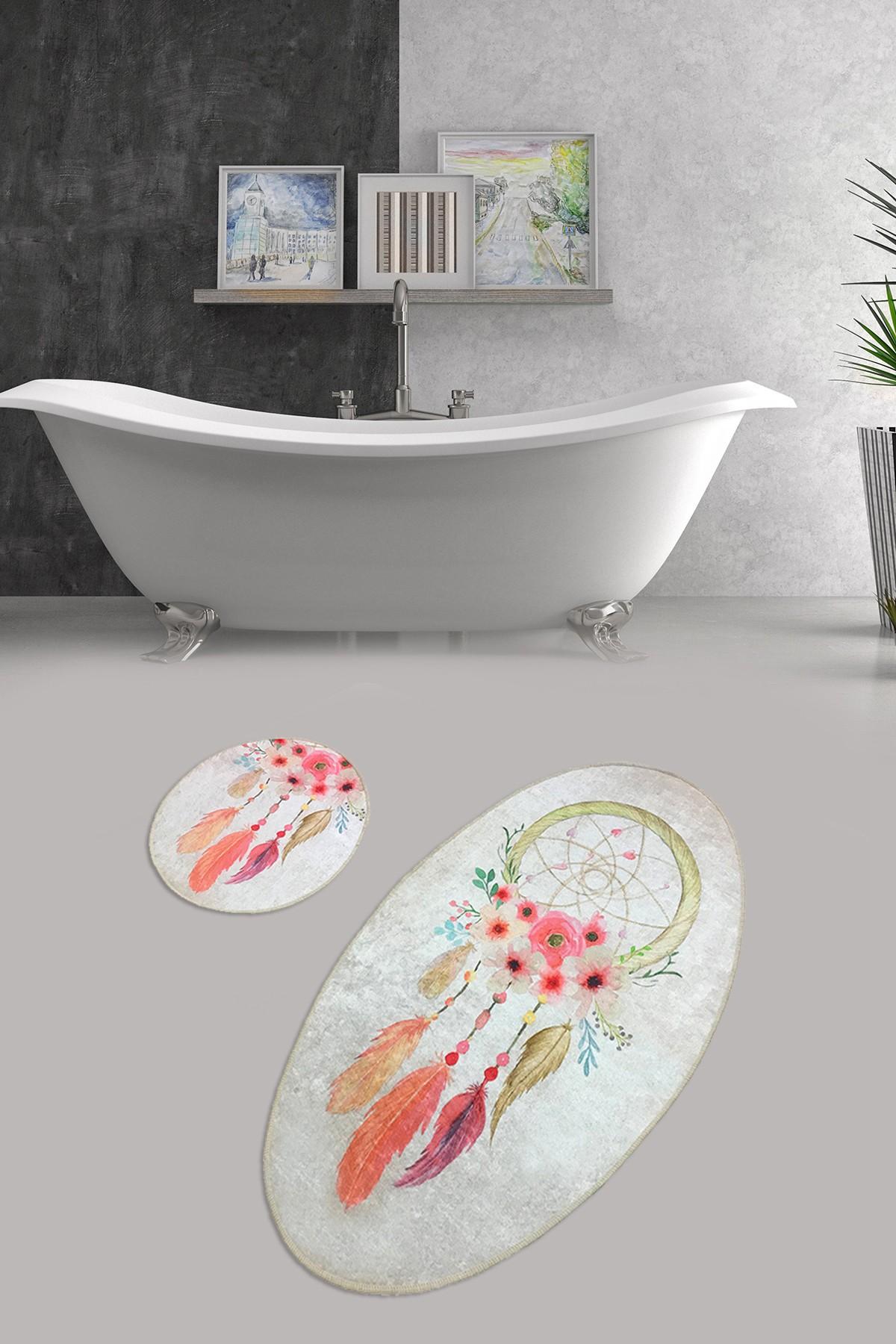 L'essentiel Maison Сет од 2 килими за бања Шарени