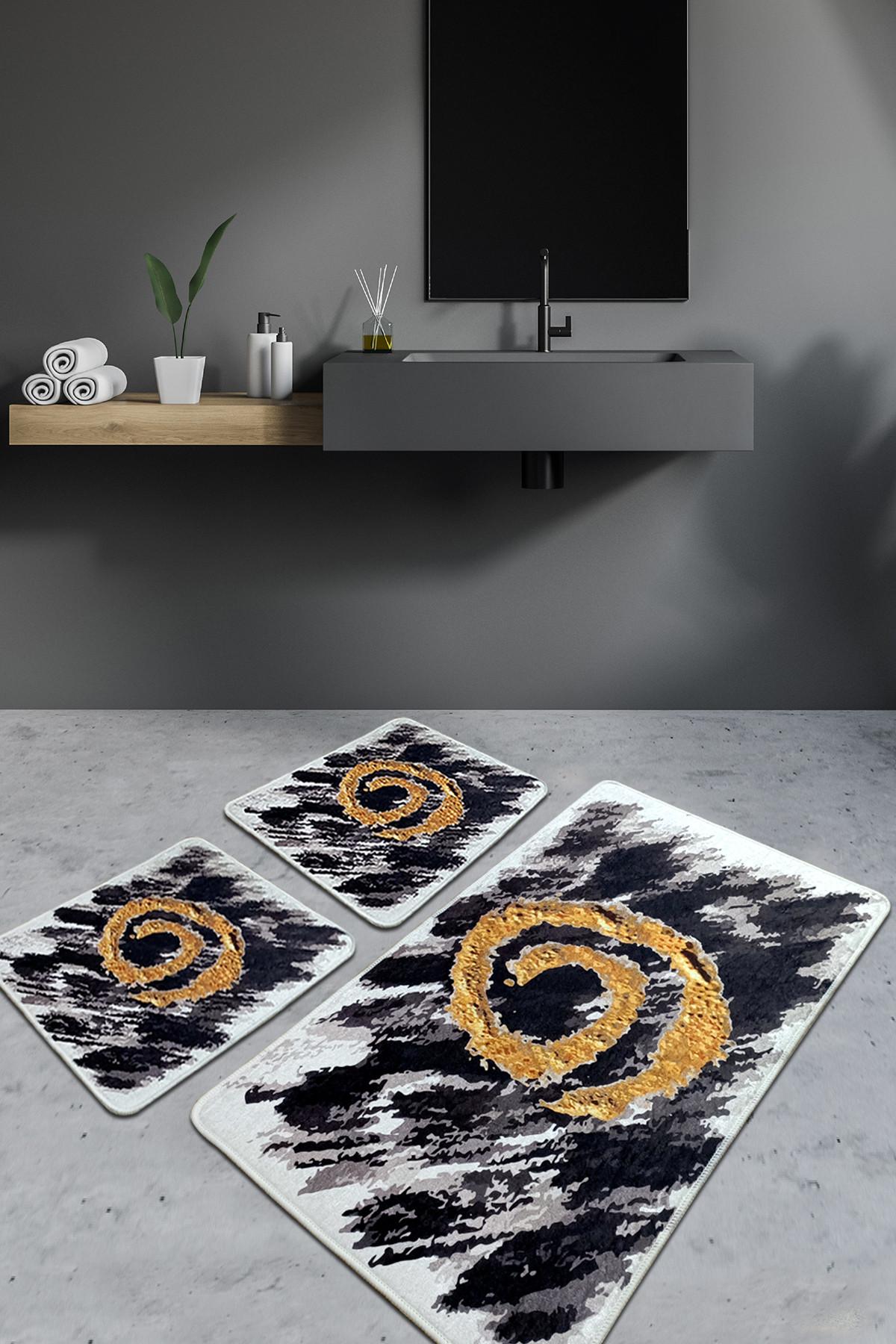 L'essentiel Maison Сет од 3 килими за бања Шарени