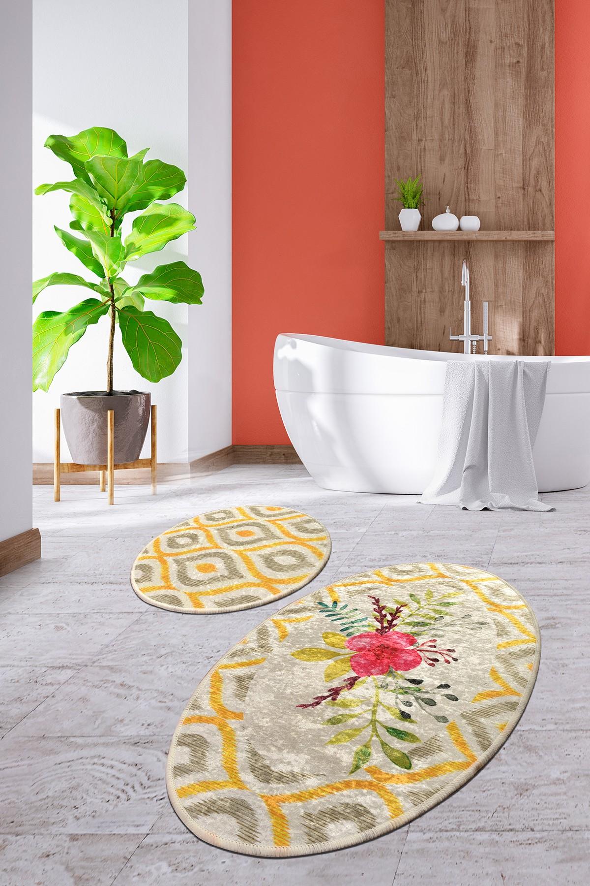 L'essentiel Maison Сет од 2 килими за бања Шарени