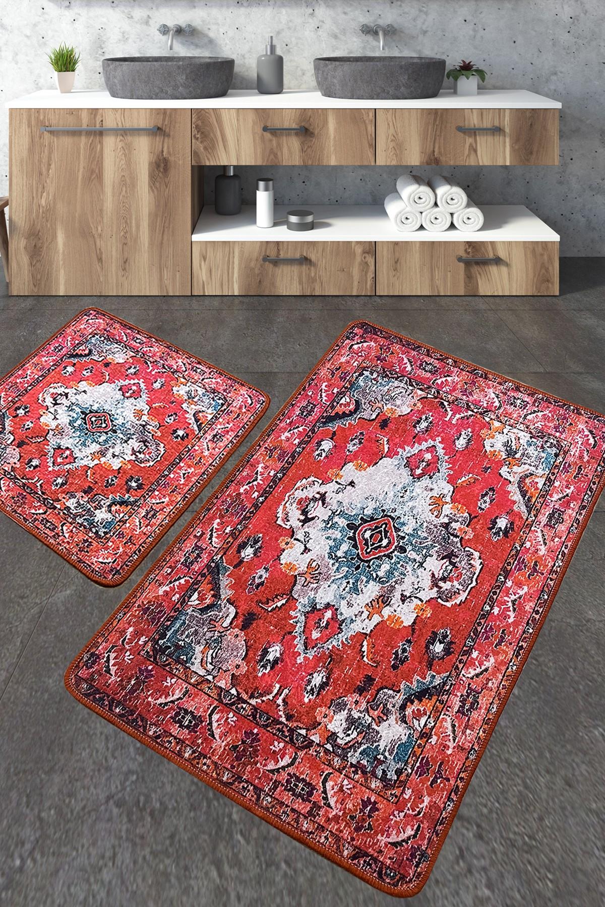 L'essentiel Maison Сет од 2 килими за бања Сина