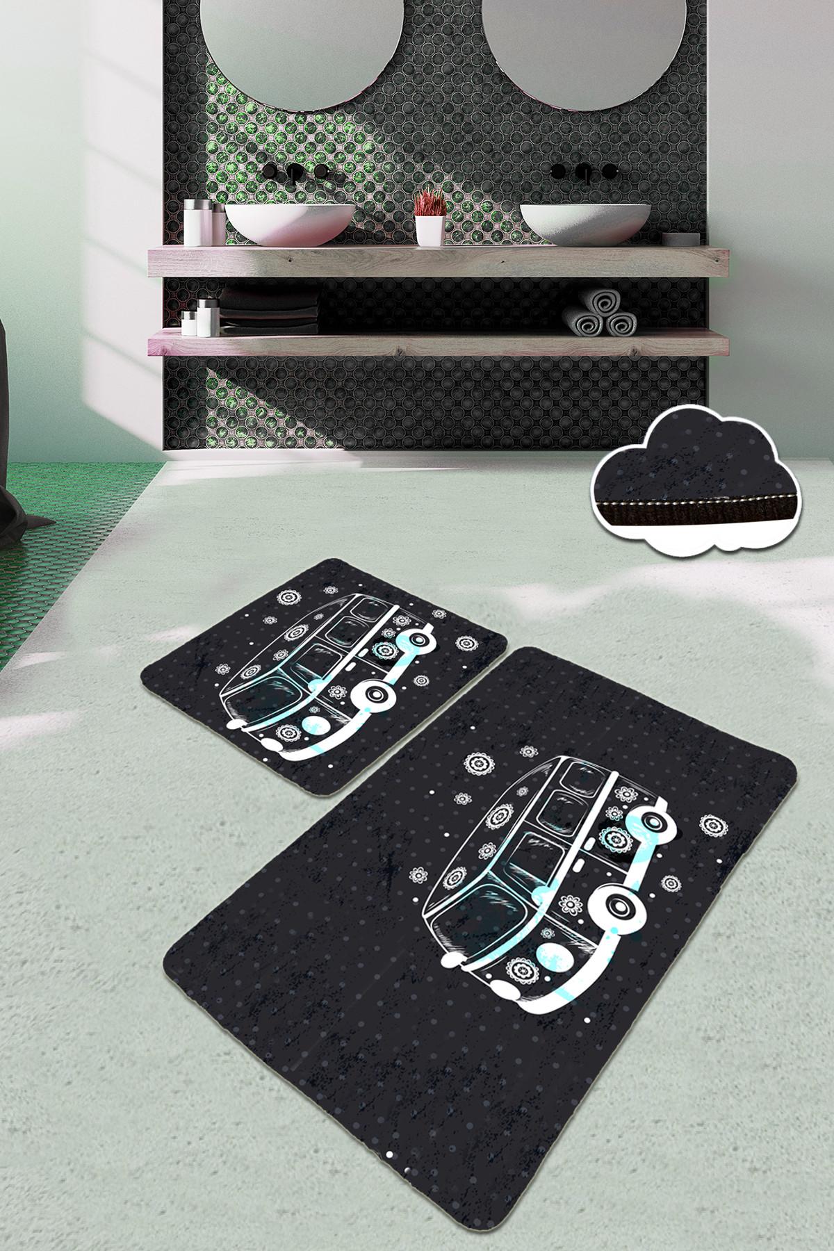 L'essentiel Maison Сет од 2 килими за бања Шарени