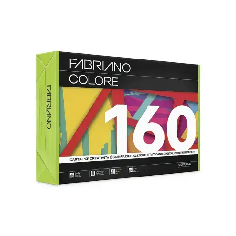 Fabriano Хартија во Боја Colore A4 160Гр. 250/1 Аквамарин