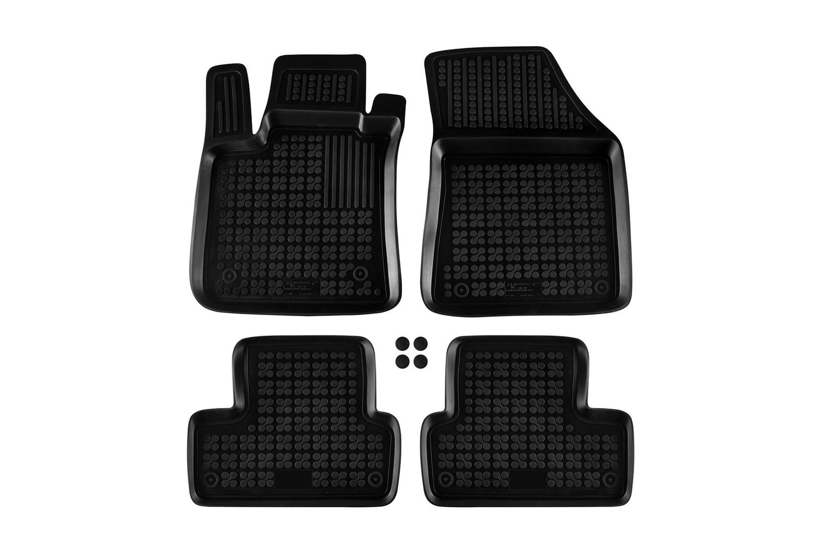 REZAW-PLAST Гумени патосници за Renault Megane 2015-2022 4 дела црни