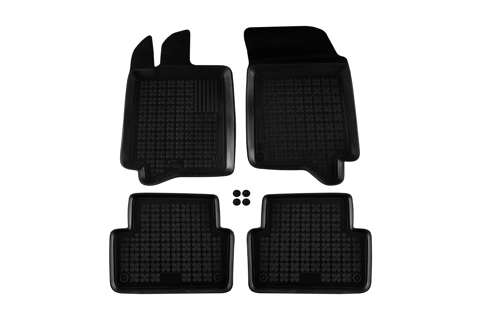 REZAW-PLAST Гумени патосници за Renault Laguna 2001-2007 4 дела црни
