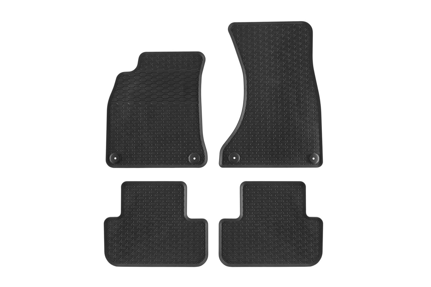 GEYER & HOSAJA Гумени патосници за Audi A4 B8 седан караван Allroad 2007-2016 4 дела црни