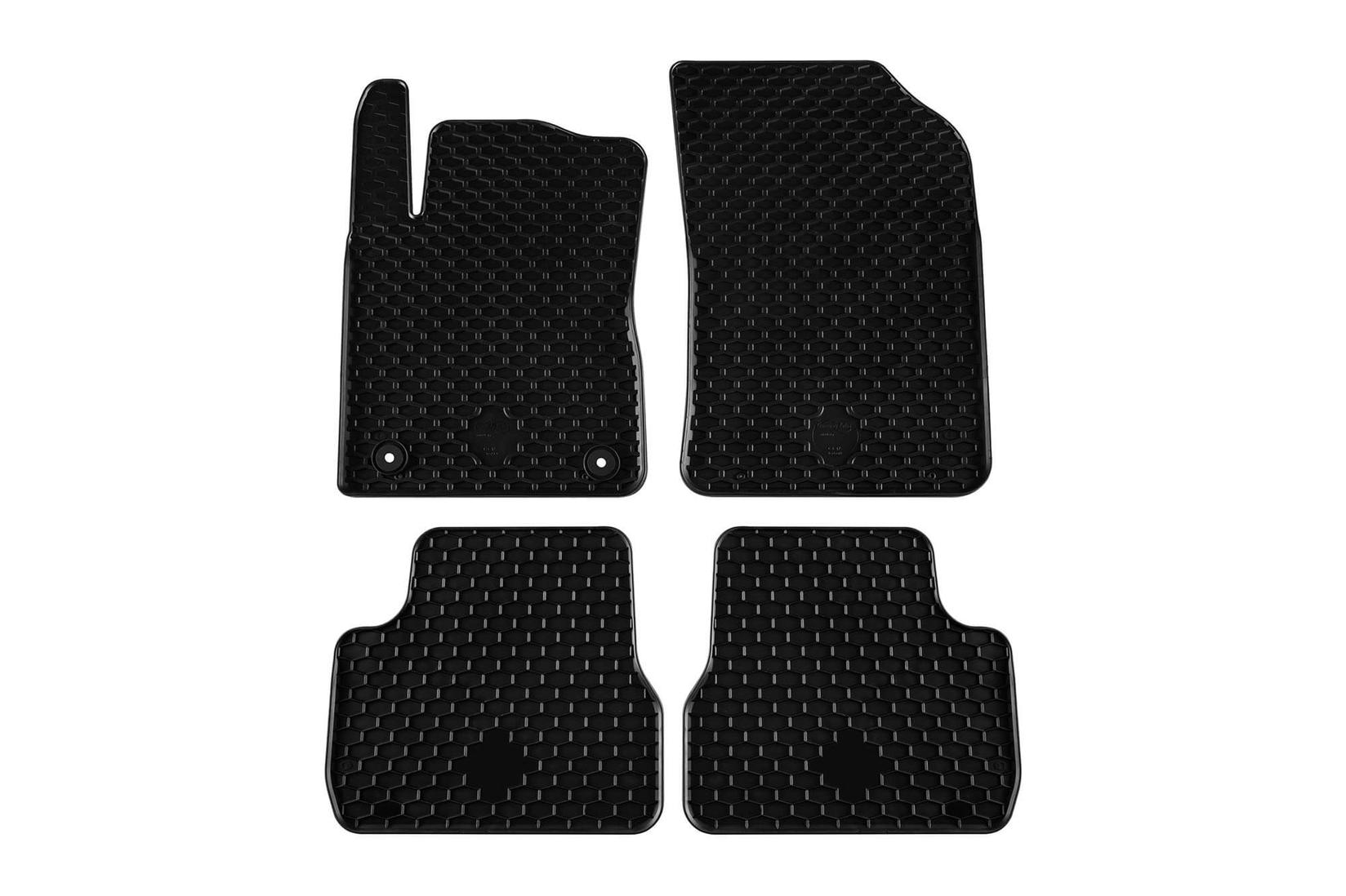 GUMARNY ZUBRI Гумени патосници за Citroen C3 по 2016 година 4 дела црни