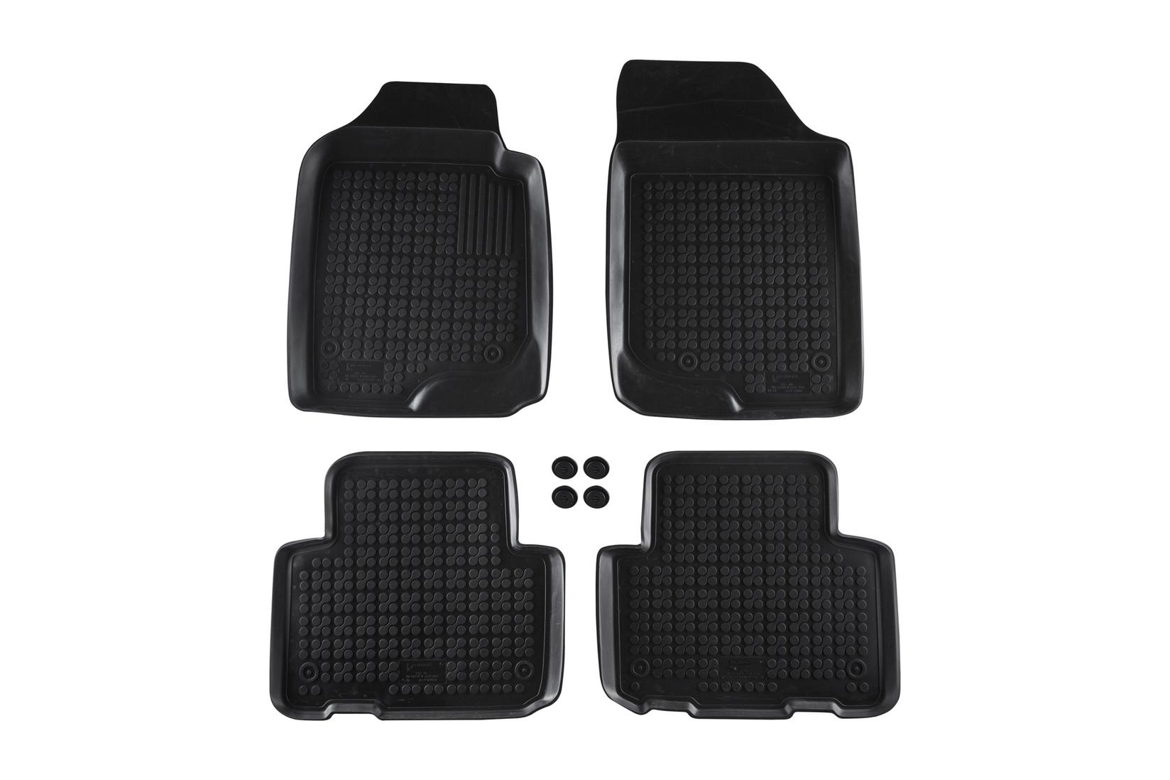 REZAW-PLAST Гумени патосници за Kia Carens 2006-2013 4 дела црни