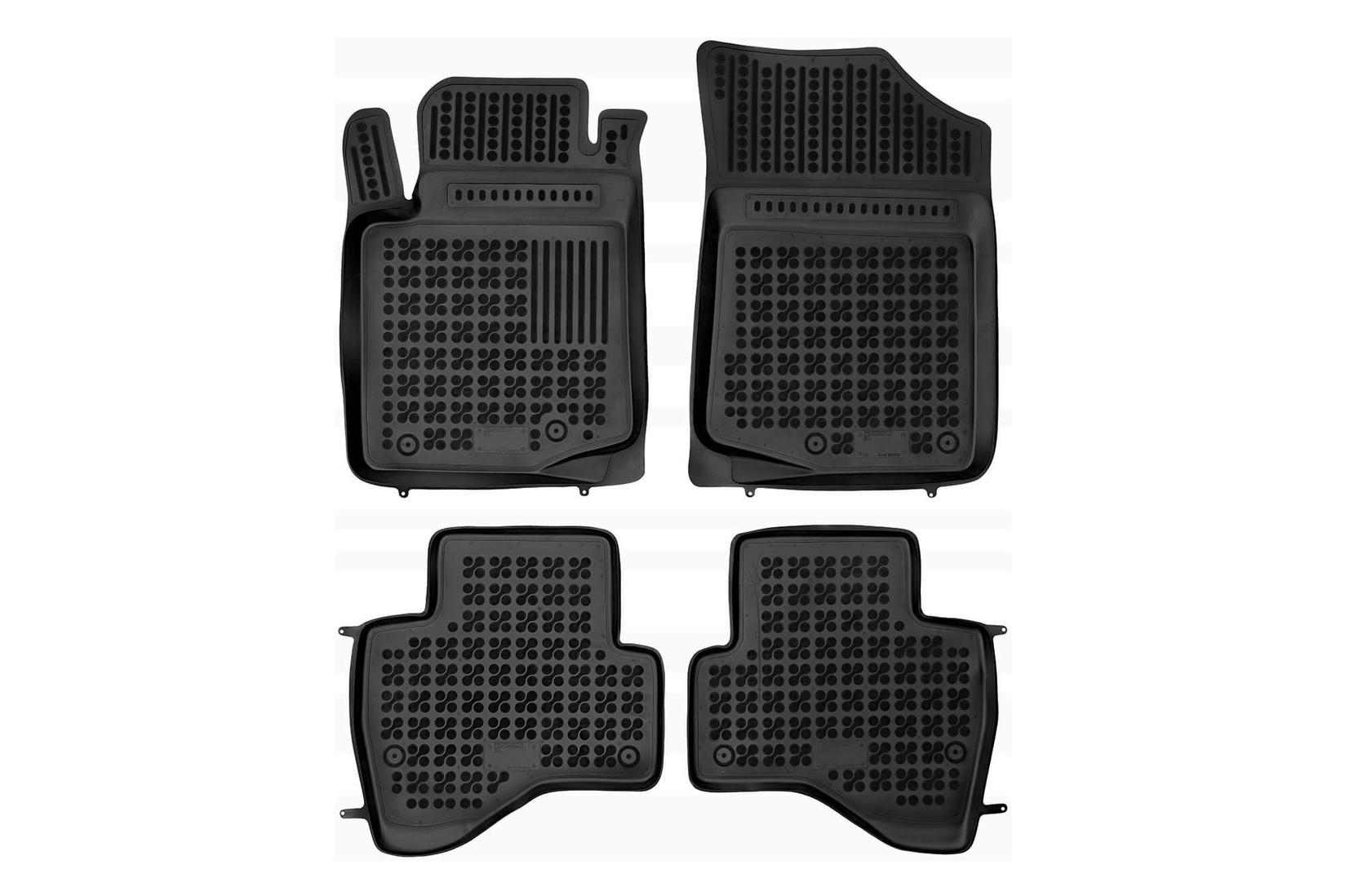 REZAW-PLAST Гумени патосници за Citroen C1 Toyota Aygo по 2014 година 4 дела црни