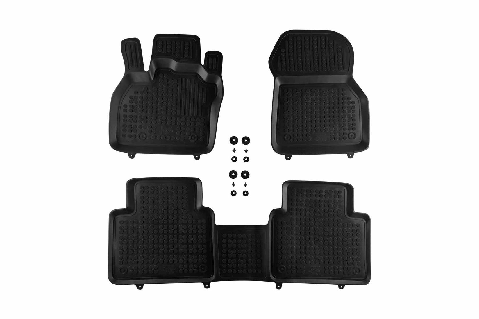 REZAW-PLAST Гумени патосници за Renault Zoe по 2019 година 3 дела црни