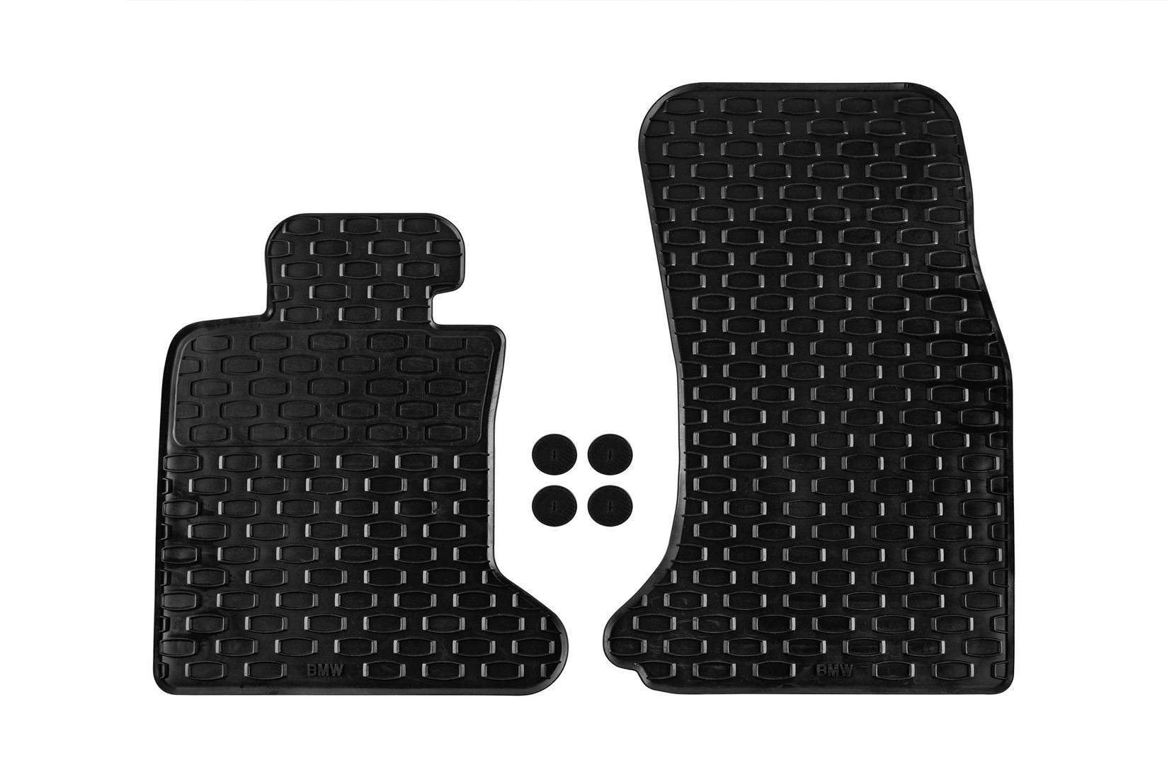 BMW Предни Гумени патосници за BMW серија 5 E60 седан E61 караван 2003-2010 2 дела црни